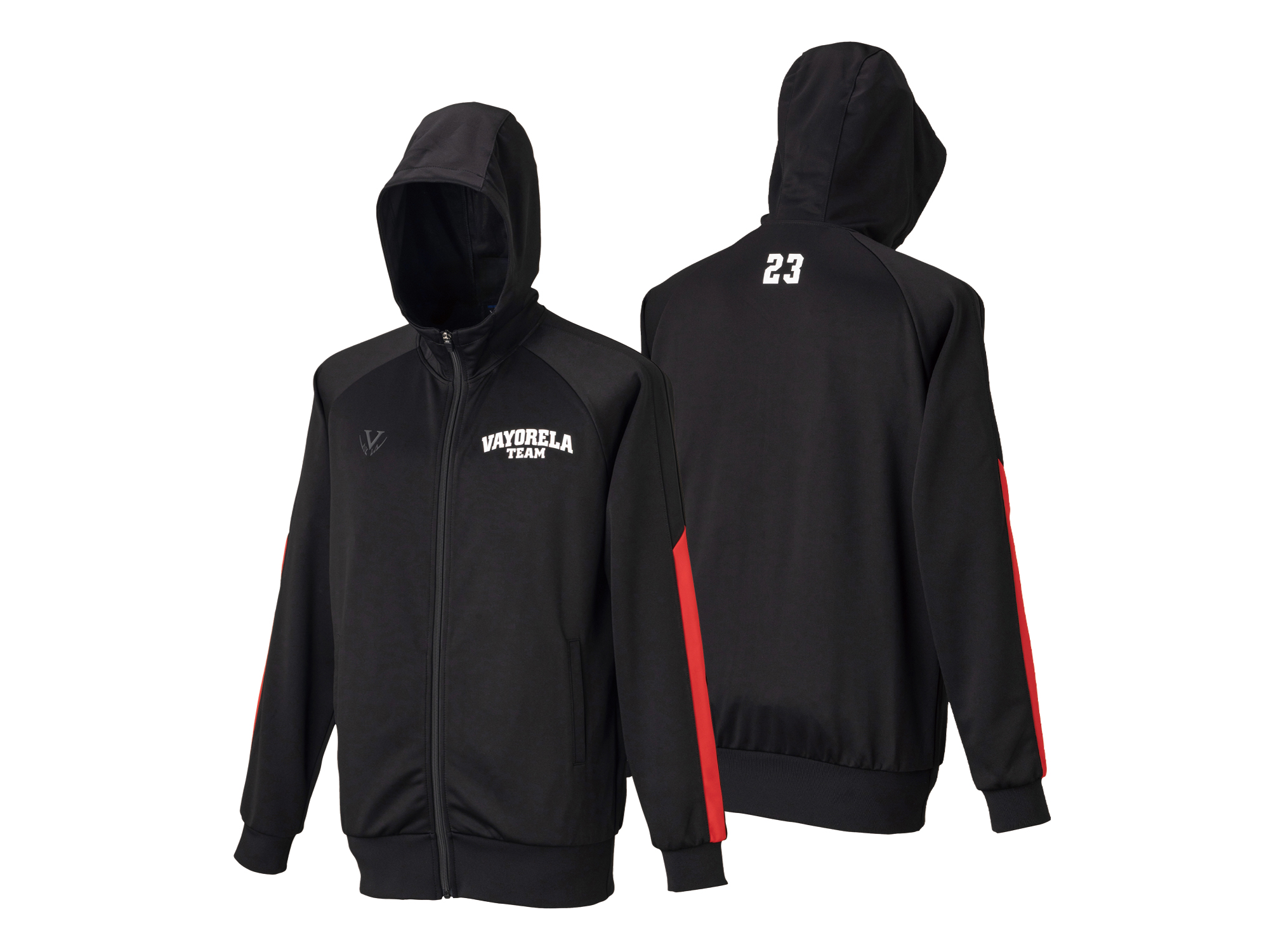 トレーニングジャージ フードジャケット 写真1