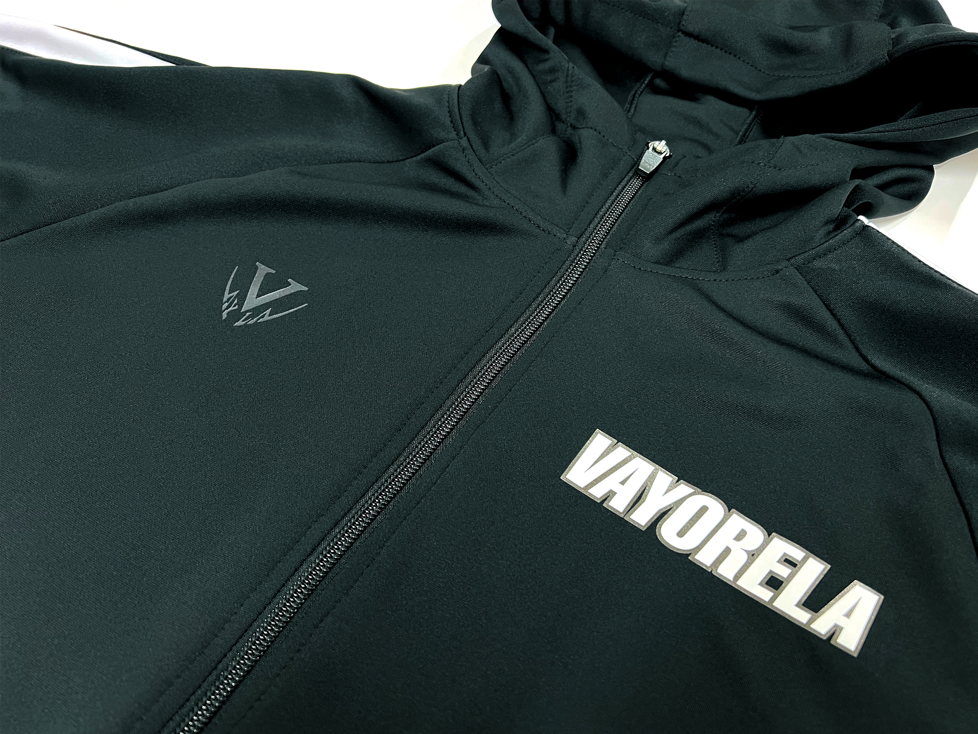 トレーニングジャージ フードジャケット・パンツセット ( ジャケット裾ラウンド) 写真3