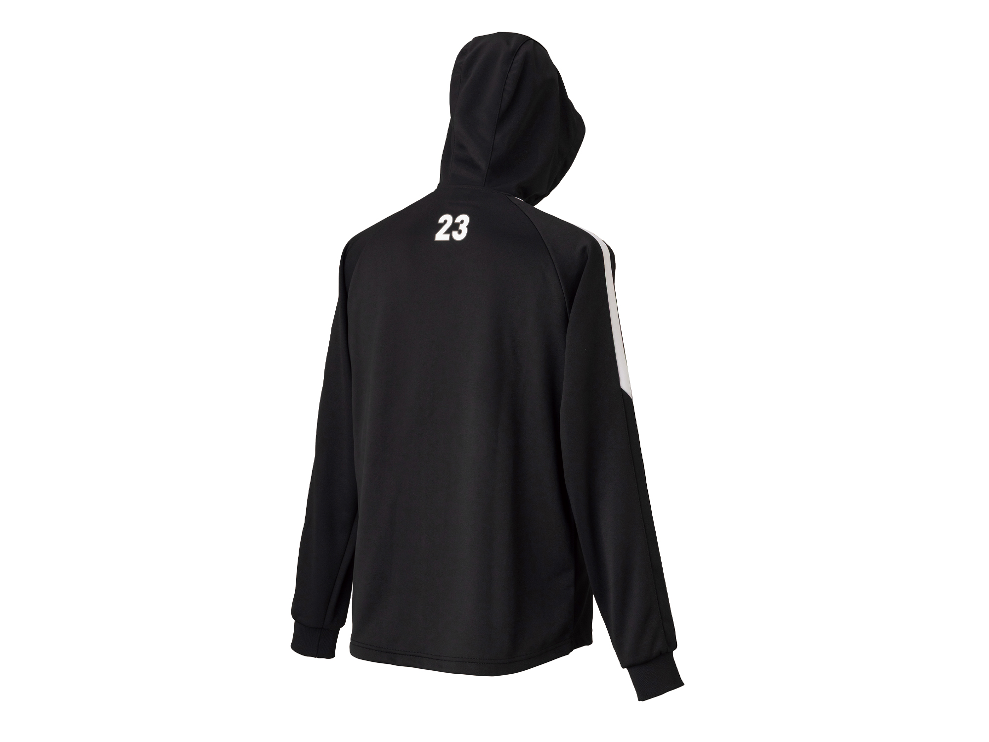 トレーニングジャージ フードジャケット ( ジャケット裾ラウンド) 写真3