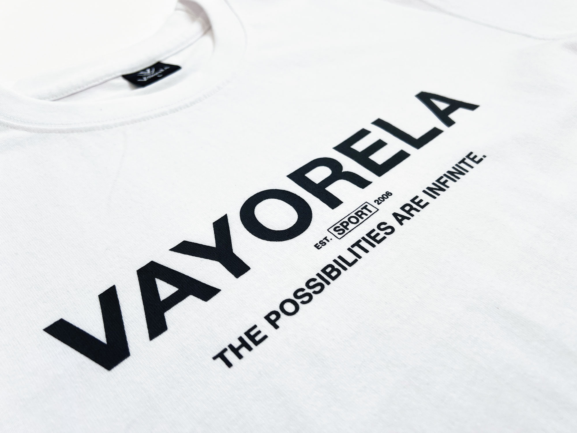 コットン フロントロゴロングスリーブTシャツ 写真2