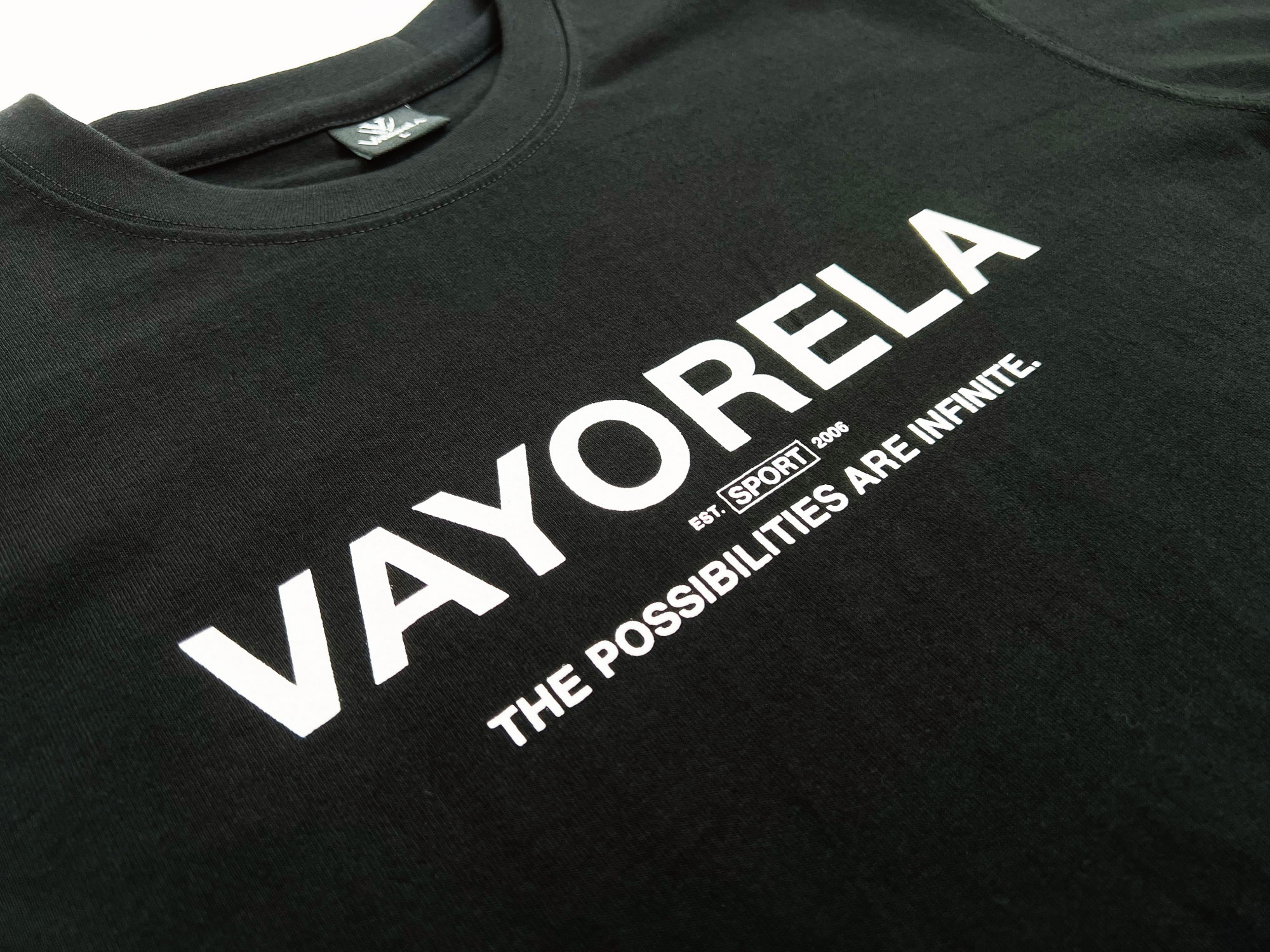 コットン フロントロゴロングスリーブTシャツ 写真3