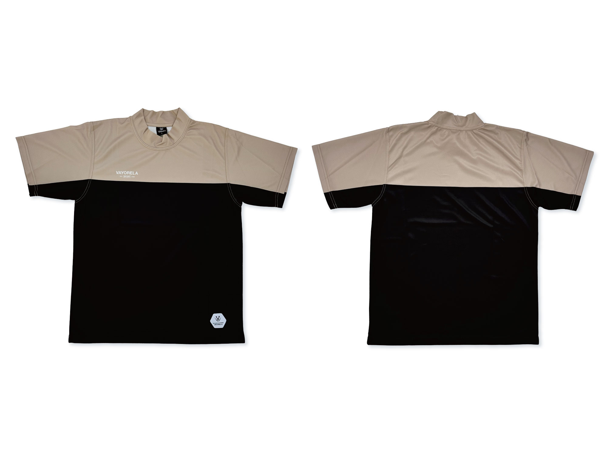 バイカラーモックネックTシャツ 写真3