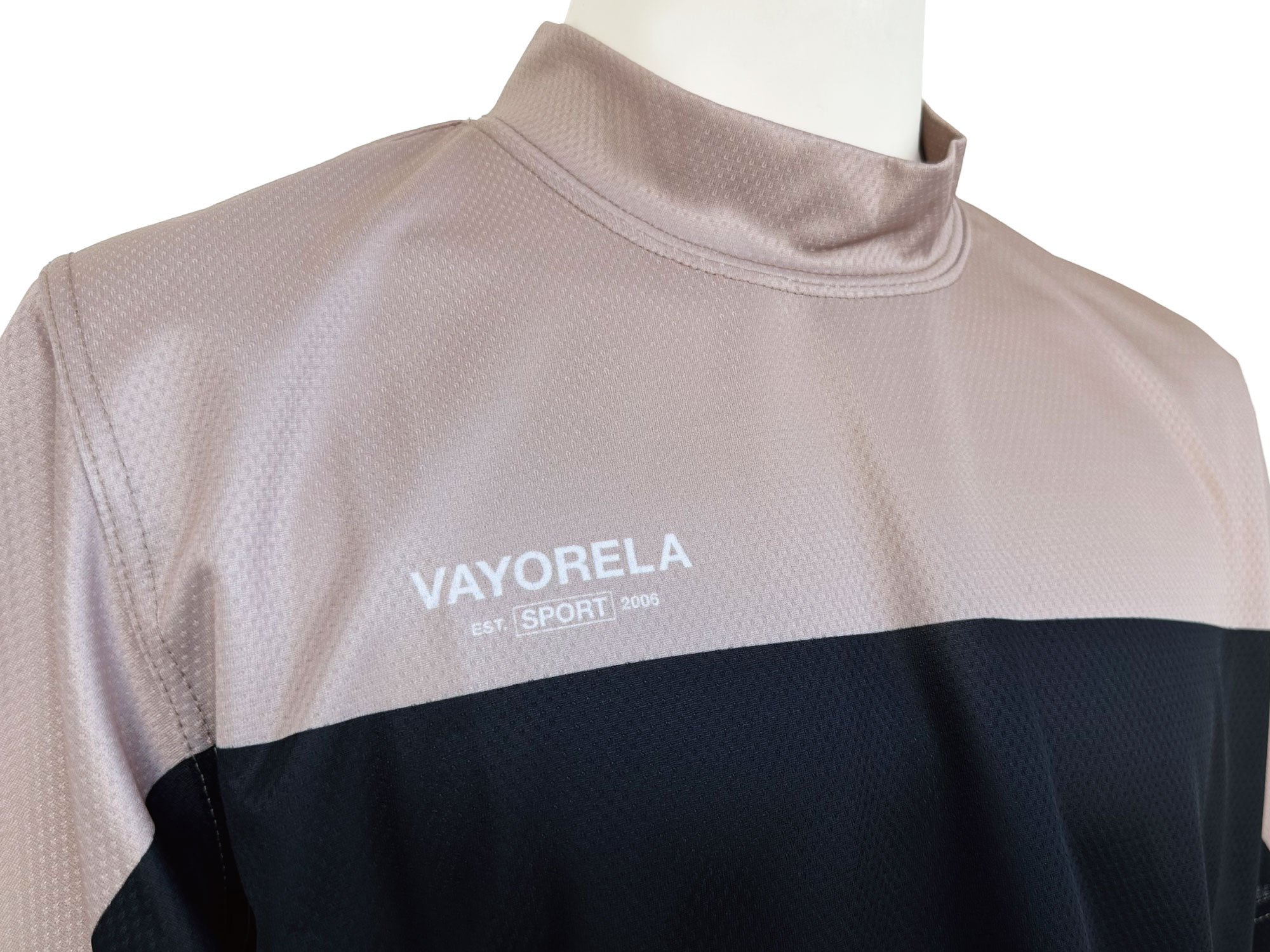 バイカラーモックネックTシャツ 写真4