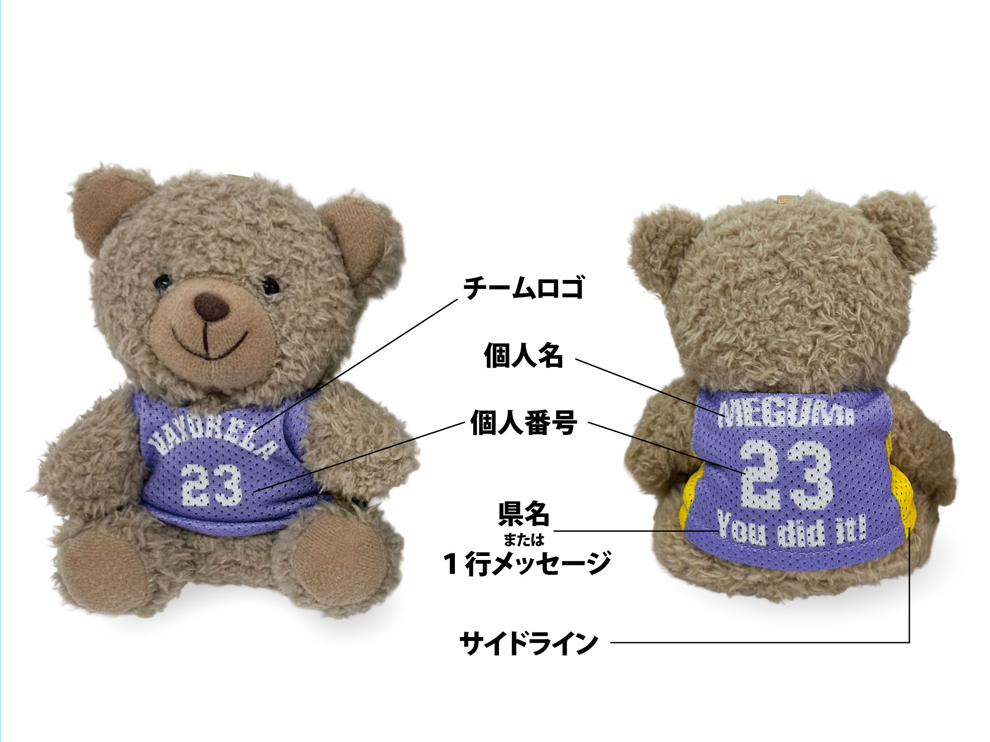 ユニフォームベア 着せ替えセット 写真3