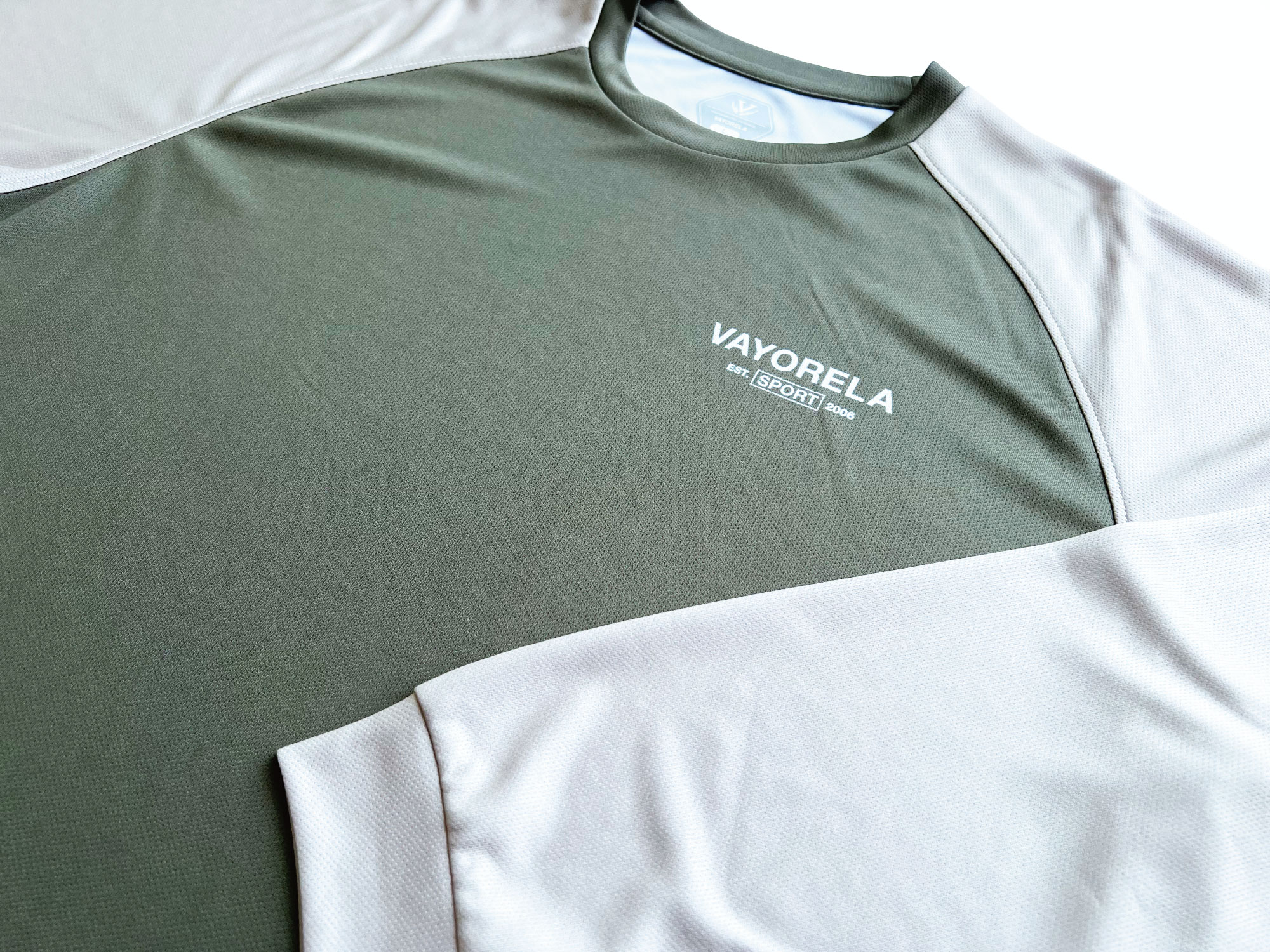 アングルライン ラグランロングTシャツ 写真5