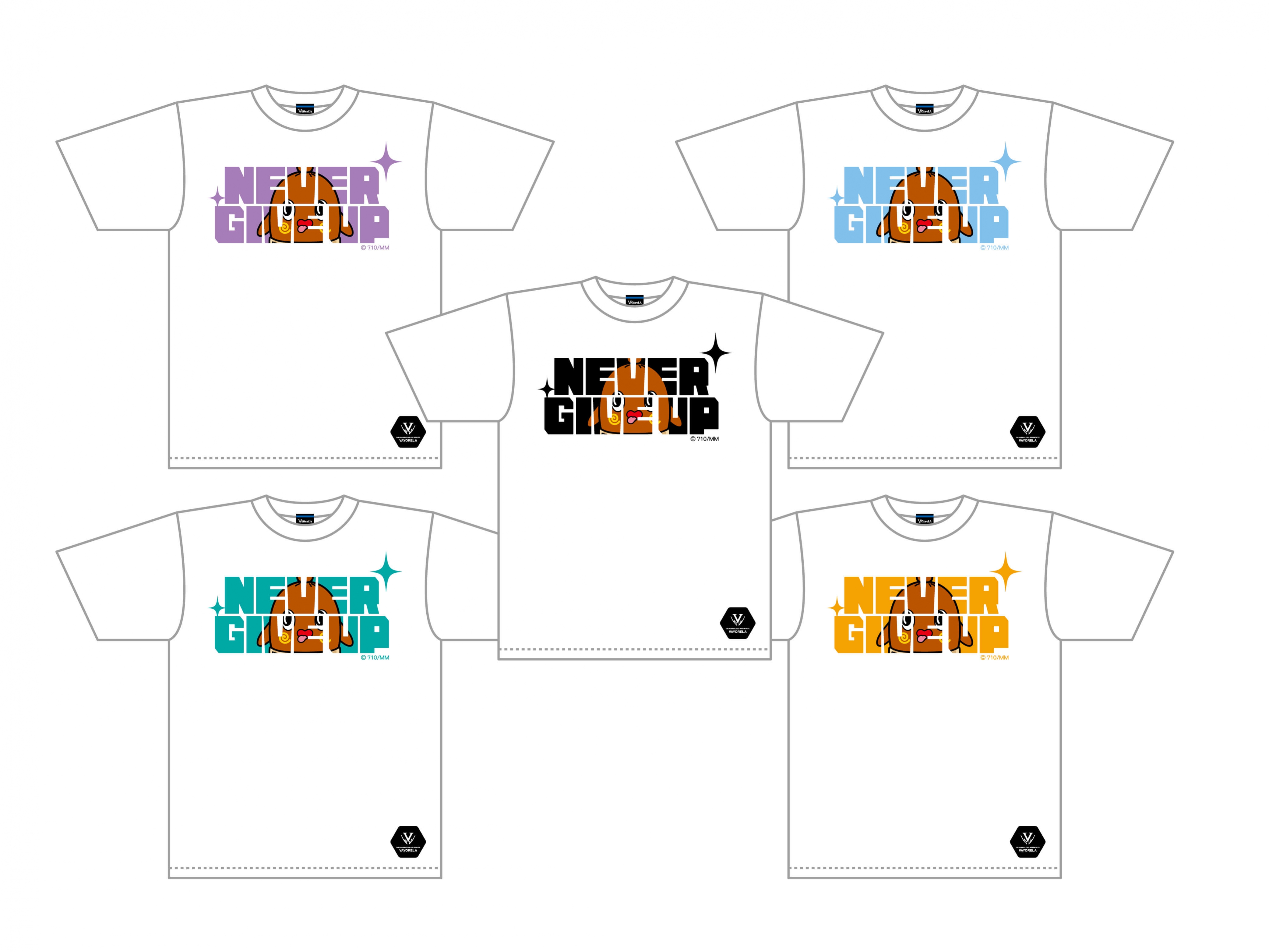 ねば～る君  NEVE GIVE UPＴシャツ 写真3
