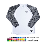 アングルライン ラグランロングTシャツ 写真1