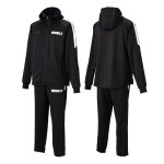 トレーニングジャージ フードジャケット・パンツセット ( ジャケット裾