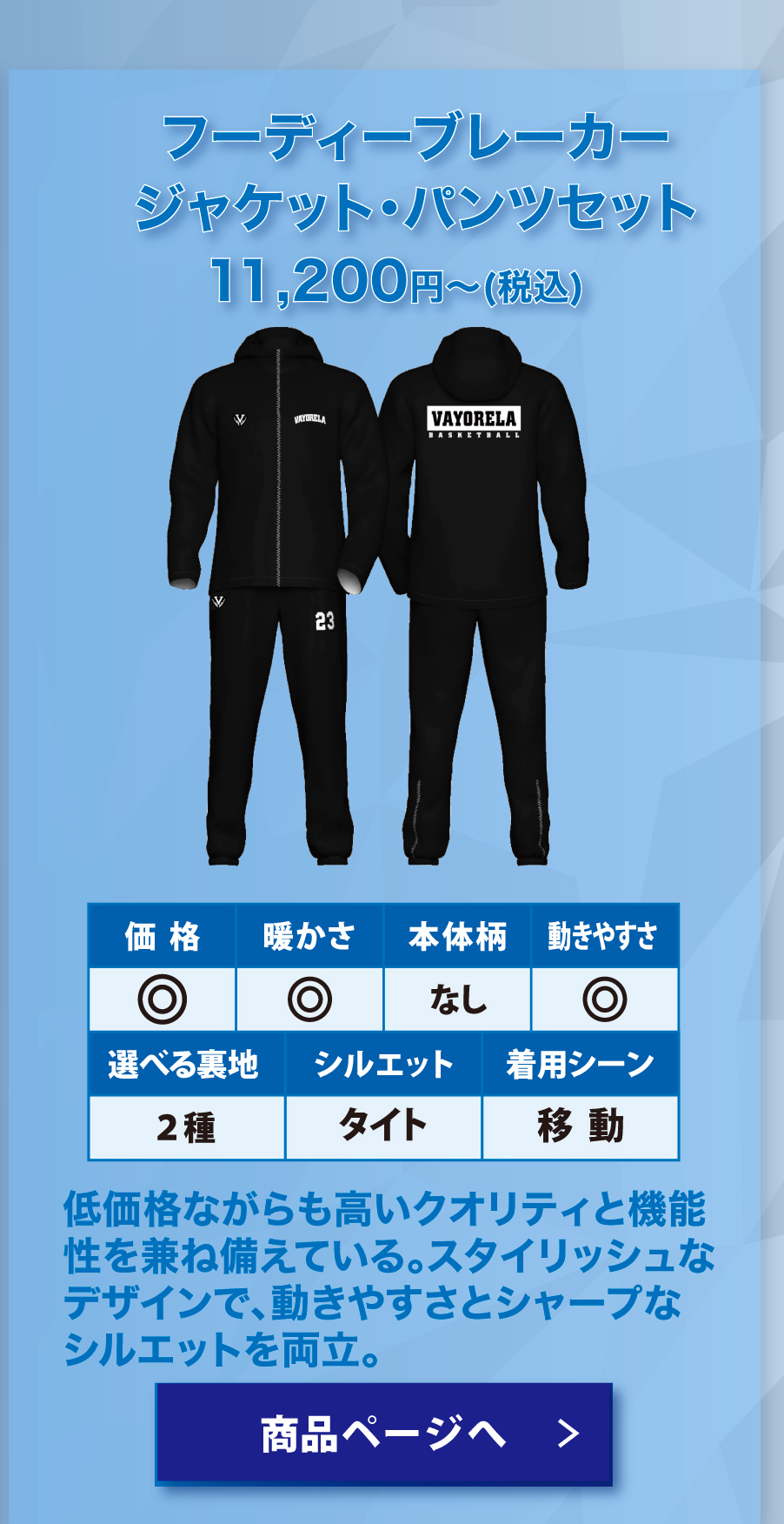 フーディーブレーカー詳細
