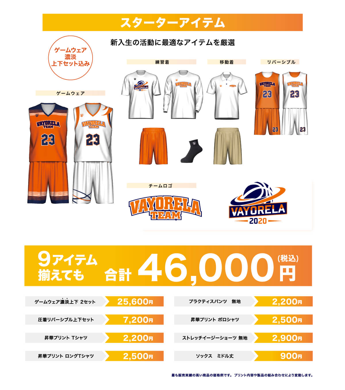 スターターアイテム